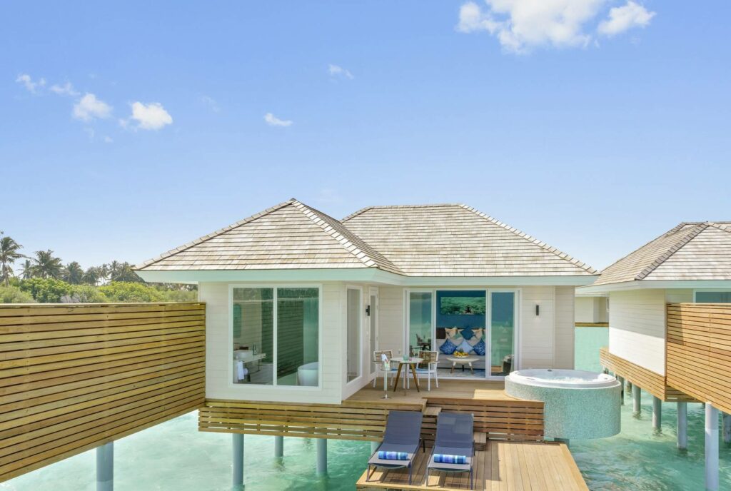 Kandima Maldives Resort Villa Außenbereich