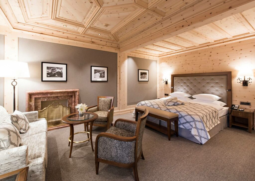 Habitación del Kulm Hotel St Moritz
