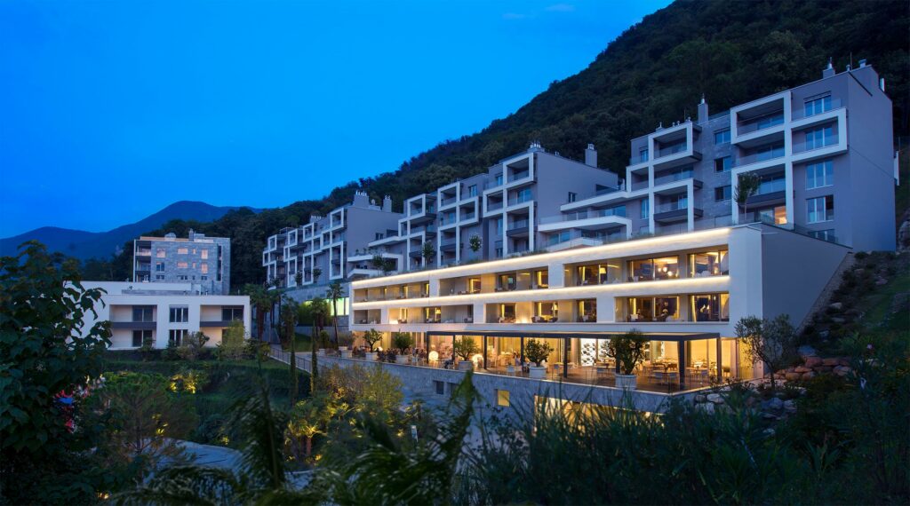 Edificio del Hotel The View Lugano