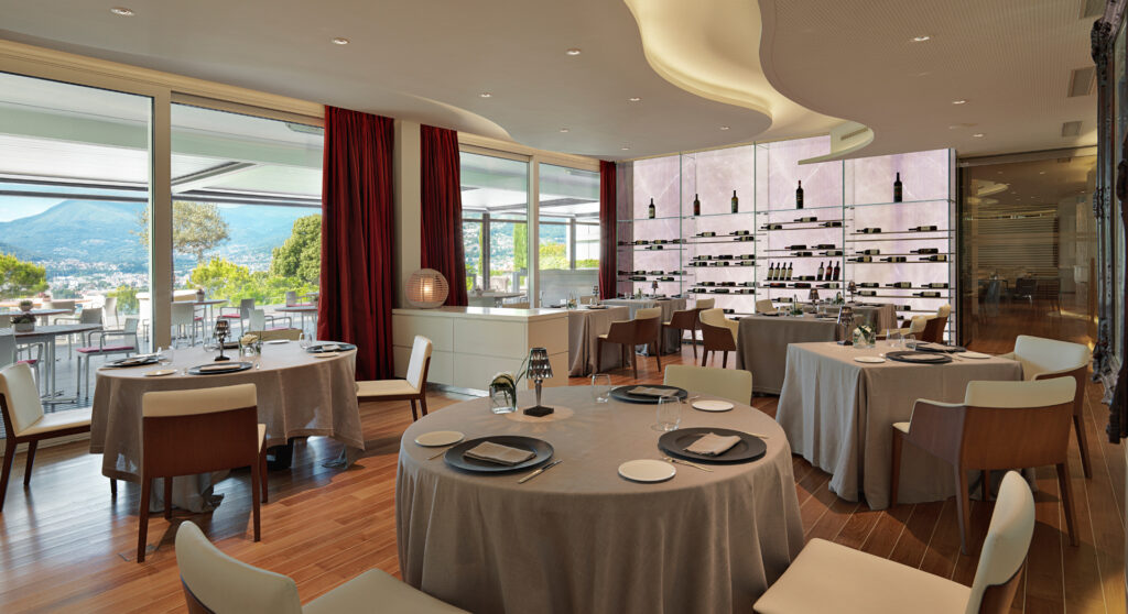 Ресторан отеля The View Lugano
