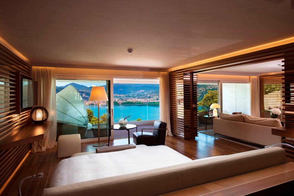The View Lugano Hotelzimmer