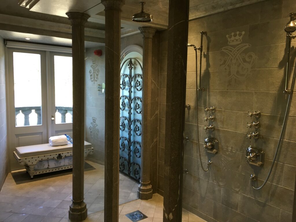 Salle de bain de l'hôtel Ashford Castle