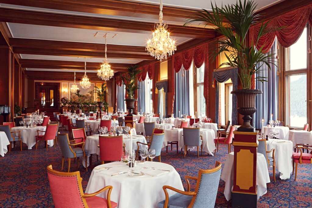 Restaurante do Badrutt's Place Hotel St. Moritz