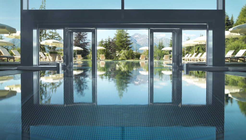 蒂罗尔 Interalpen 酒店游泳池