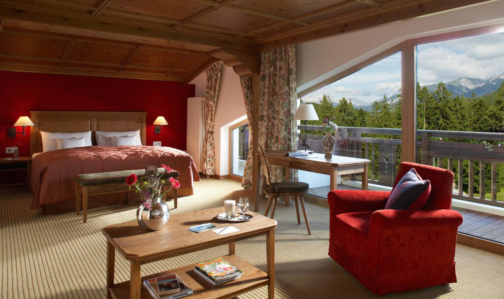 Habitación del Interalpen Hotel Tyrol