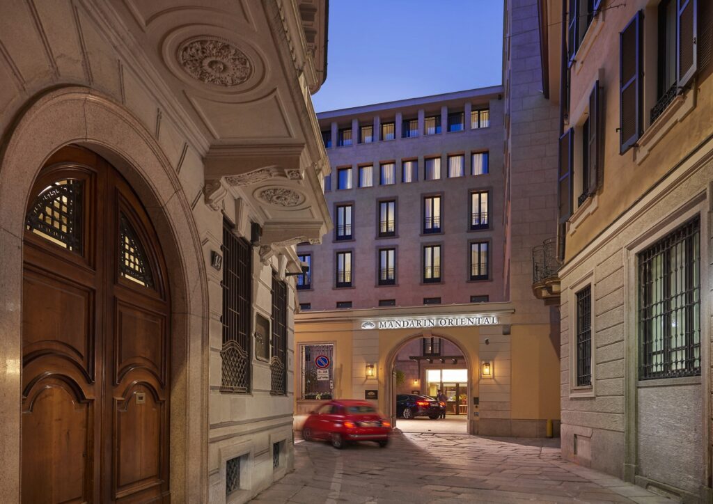 Extérieur de l'hôtel Mandarin Oriental Milan