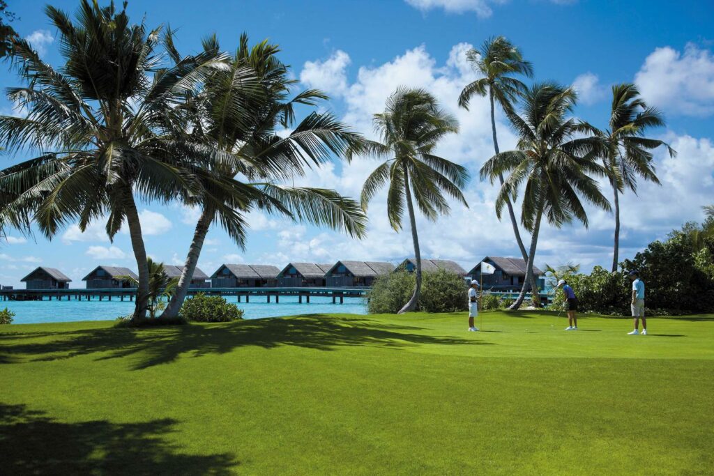 Campo de golf del Shangri La Villingili Maldives Resort