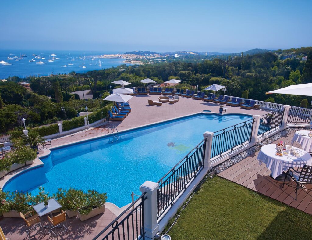 Villa Belrose Saint Tropez Uitzicht op het Zwembad